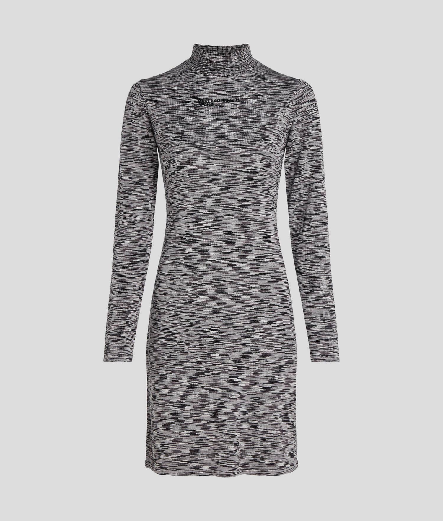 LONG-SLEEVED KNIT DRESS Product Image