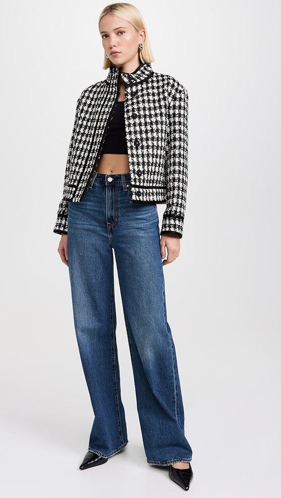 alice + olivia Corwin Boat Collar Jacket | Shopbop Product Image