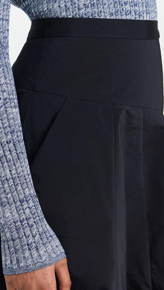 Tibi Nylon Asymmetrical Balloon Skirt | Shopbop Product Image