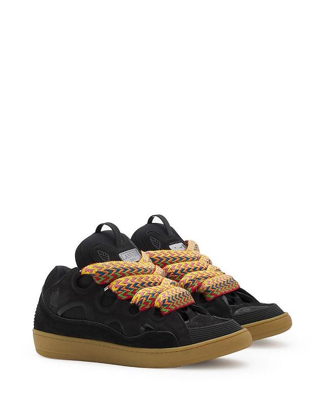 Lanvin Womens Leather Curb Sneaker Product Image