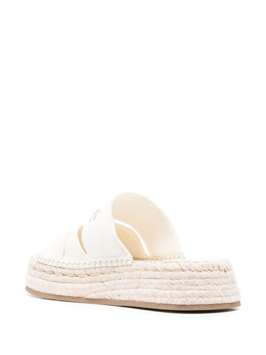 Women's Mila Patform Sandals In White Product Image