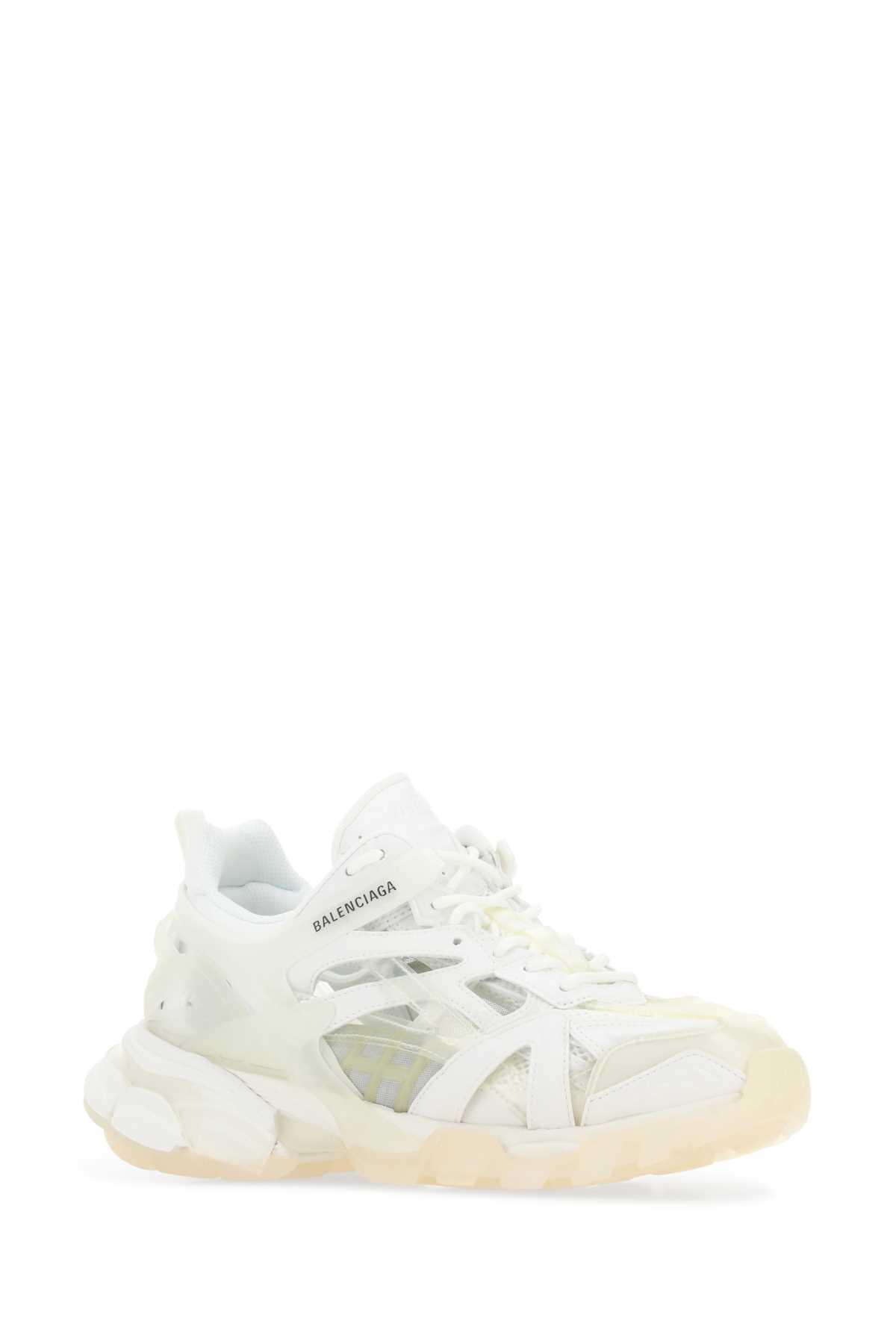 BALENCIAGA Multicolor Mesh And Fabric Track.2 Sneakers Product Image