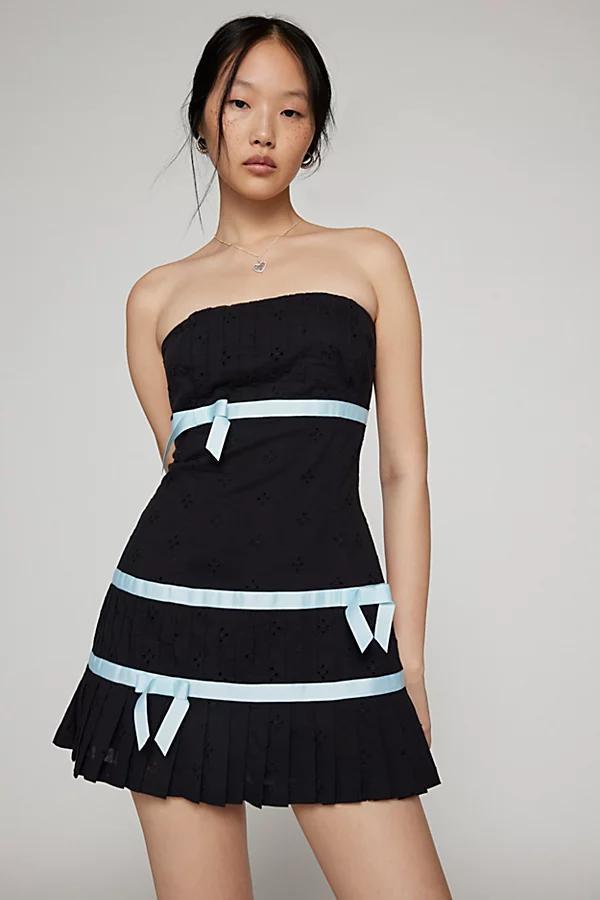 Kimchi Blue Violetta Eyelet Strapless Mini Dress Womens at Urban Outfitters Product Image