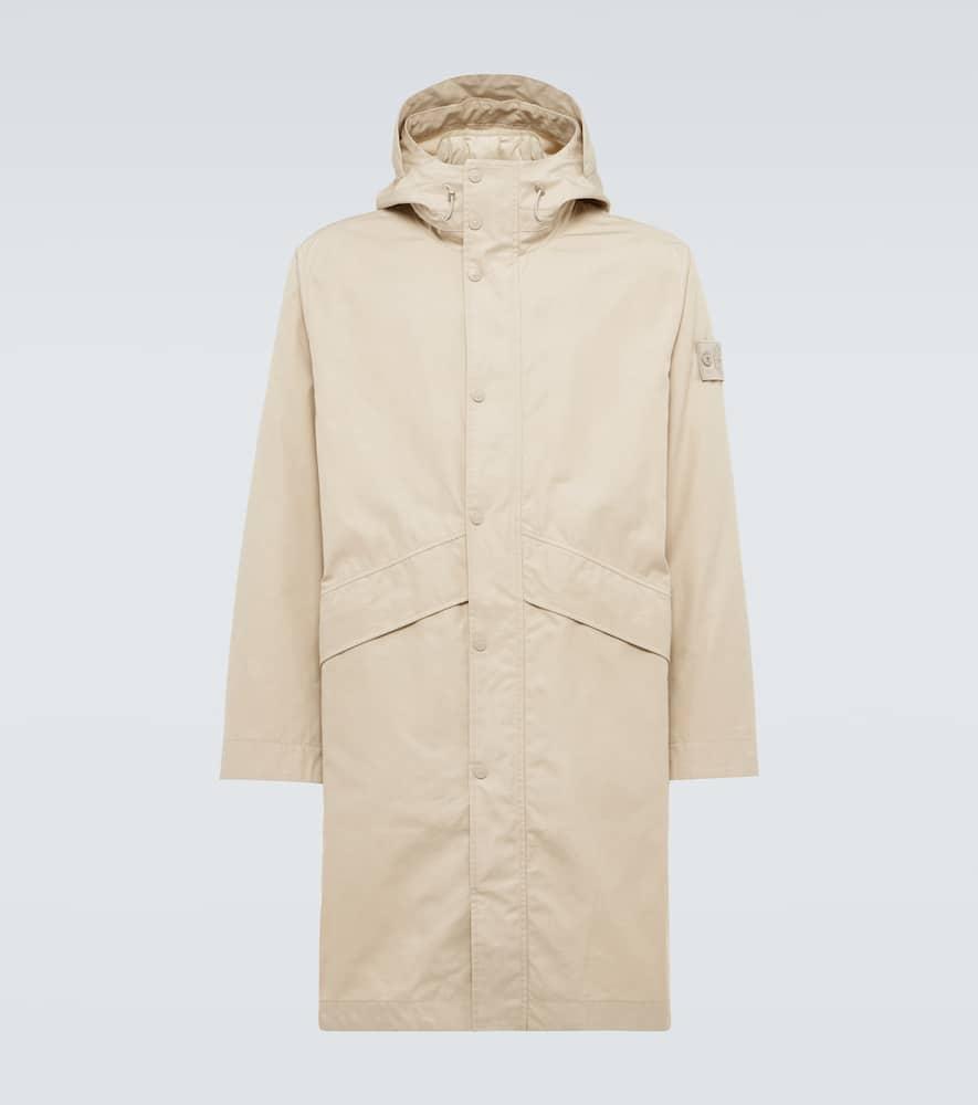 STONE ISLAND Layered Coat In Neutrals Product Image