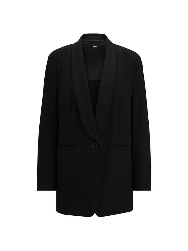 Womens Regular-Fit Jacket in Performance-Stretch Fabric Product Image