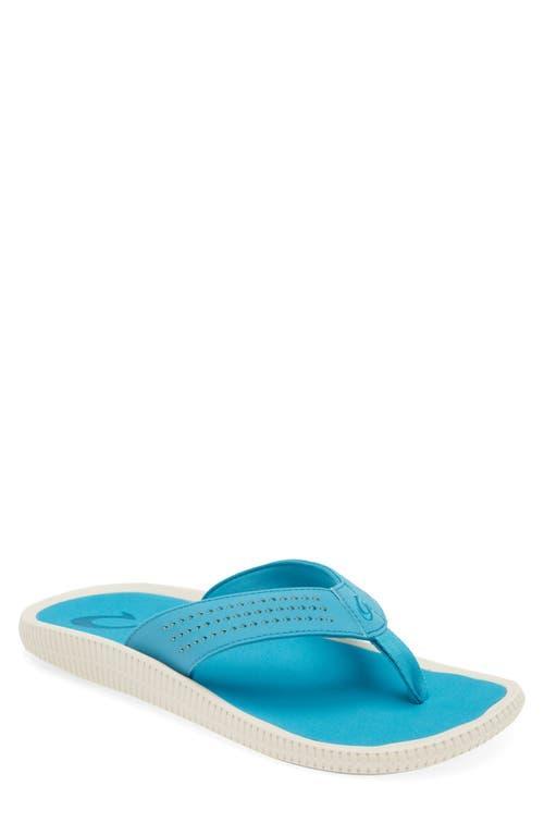 OluKai Ulele Sandal (Trench Blue/Aloha) Men's Shoes Product Image