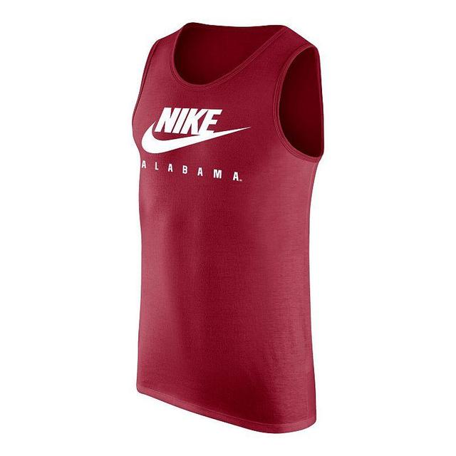 Mens Nike Crimson Alabama Crimson Tide Futura Performance Scoop Neck Tank Top Product Image