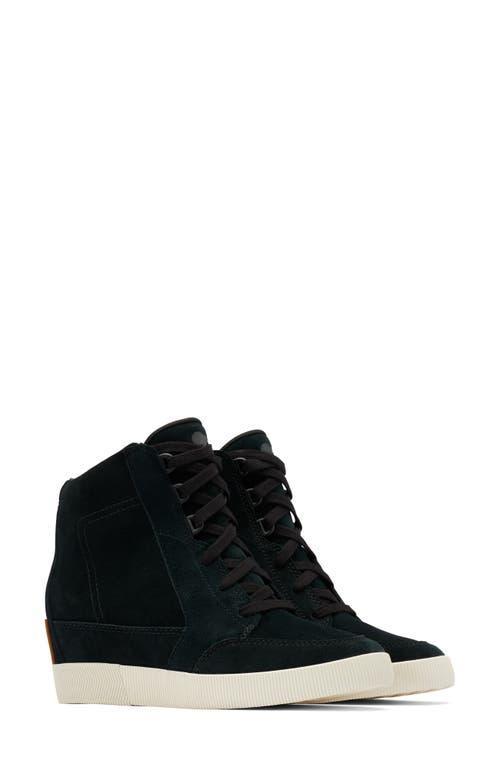 Sorel Out N About Waterproof Leather Wedge Sneakers Product Image