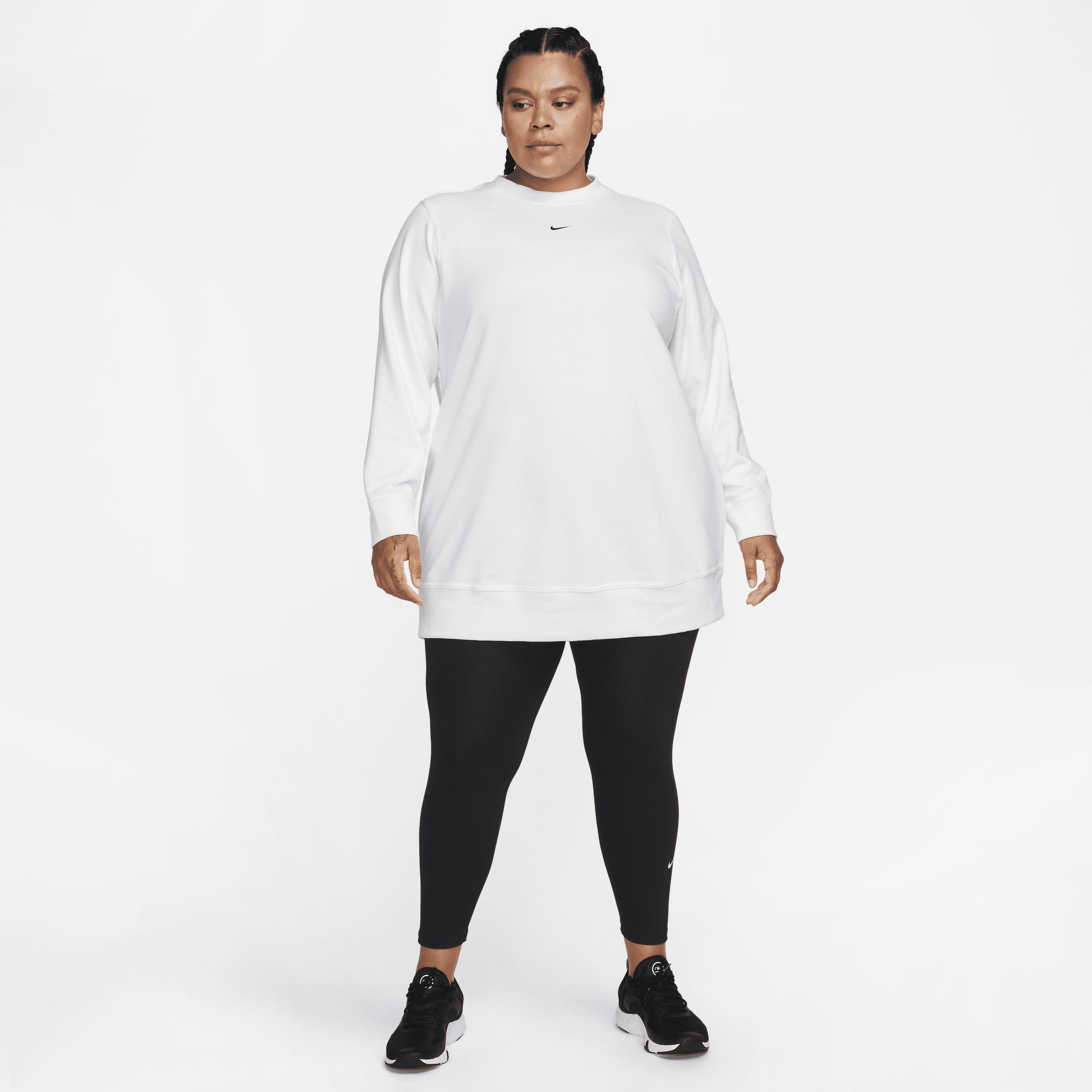 Nike Women's Dri-FIT One Crew-Neck French Terry Tunic (Plus Size) Product Image