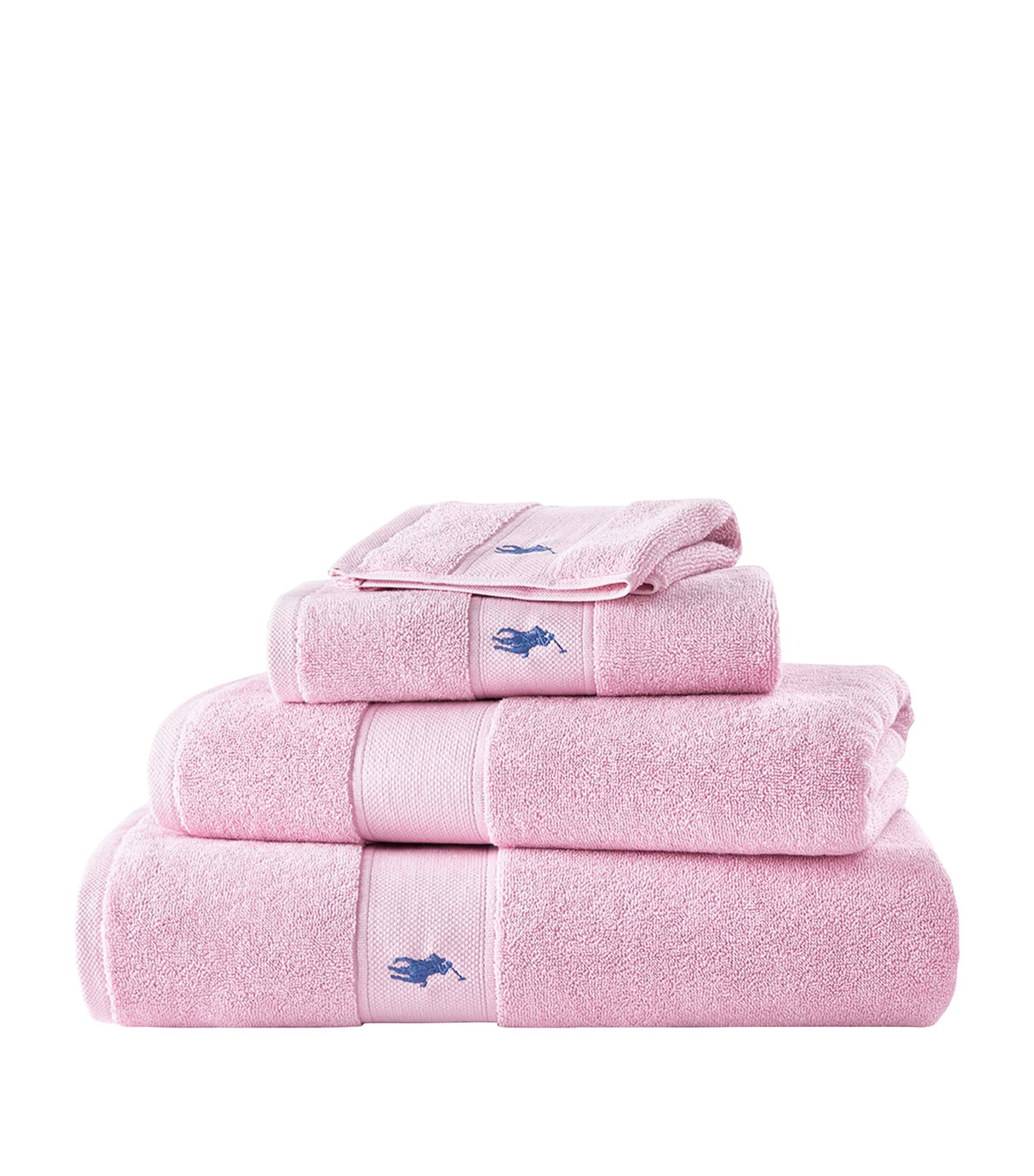 POLO RALPH LAUREN Polo Player Bath Towel In Pink Product Image