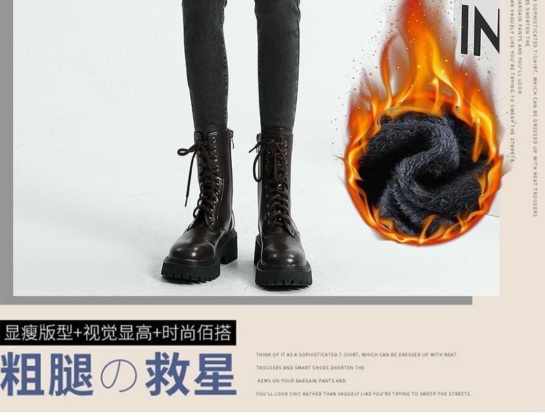 High Rise Fleece Lined Skinny Jeans (Various Designs) Product Image