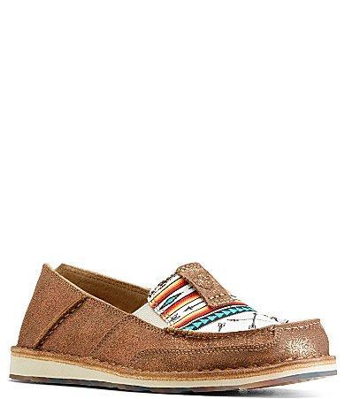 Ariat Womens Leather and Print Cruiser Slip Product Image