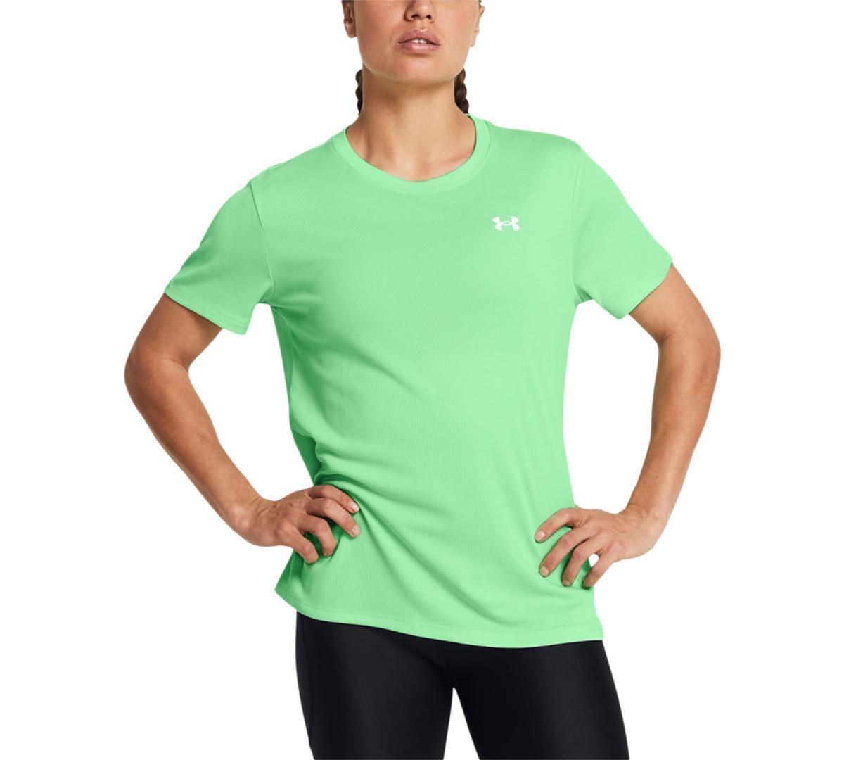 Under Armour Womens Tech Textured Short-Sleeve T-Shirt - Celeste / Product Image