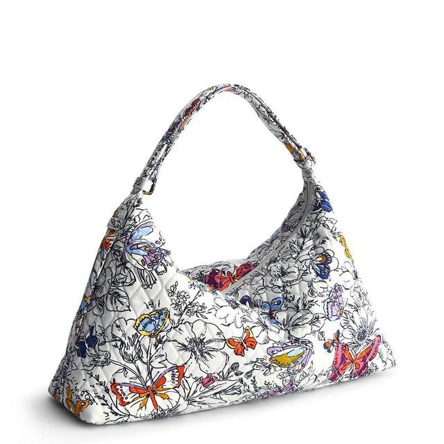 Vera Bradley Marcelle Shoulder Bag Women in Wing + Bloom Gray Product Image