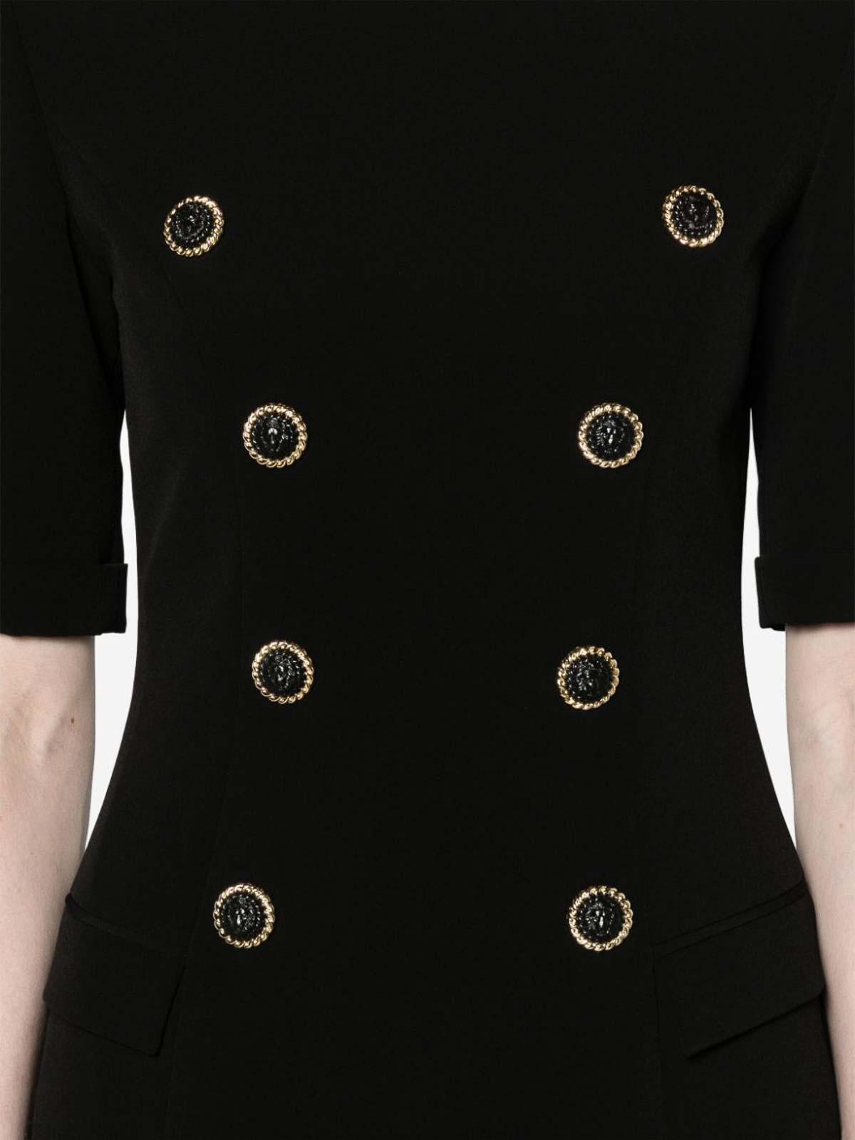 BALMAIN Tailored Short Dress In Negro Product Image