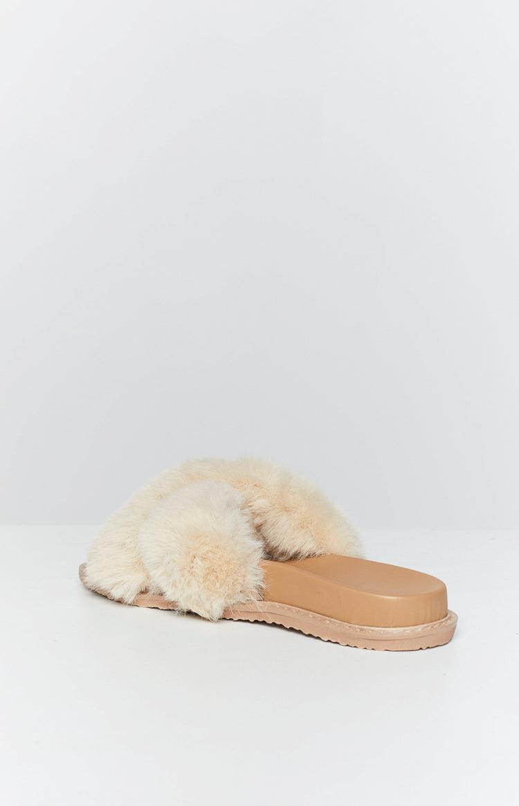 Billini Rafi Fawn Faux Fur Slide Product Image