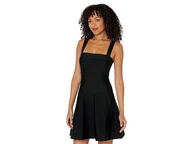 Bebe Bandage Drop Waist A-Line Dress Women's Dress Product Image