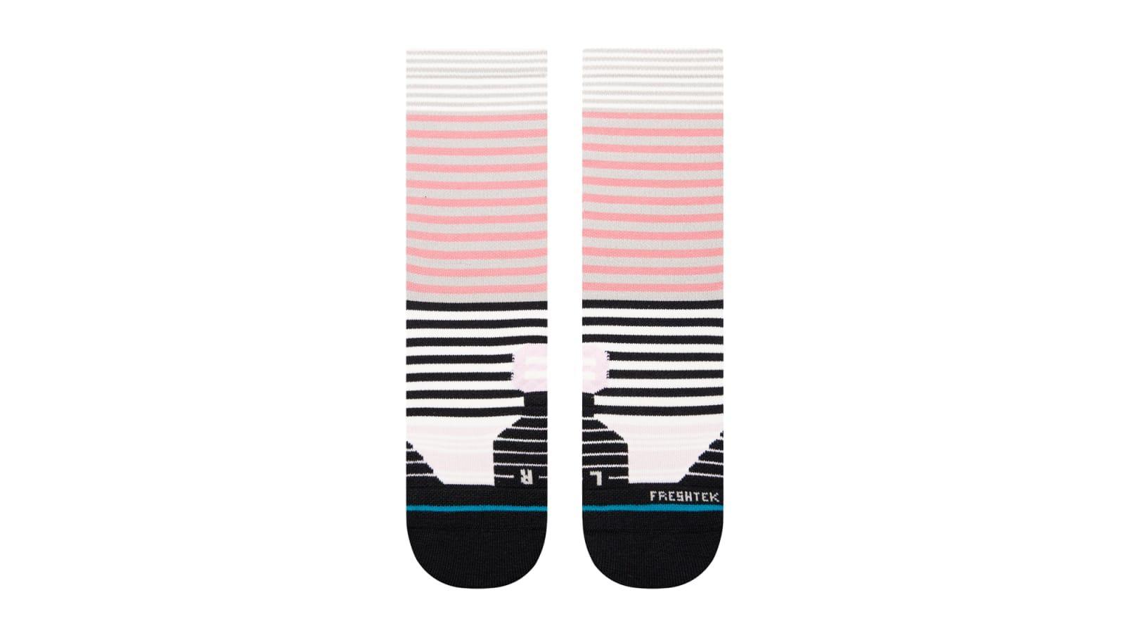 Stance Women's Socks - Sunshine Stripe Mid Crew Product Image