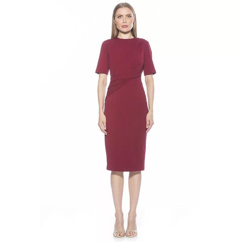 Womens ALEXIA ADMOR Harper Dress Blue Product Image