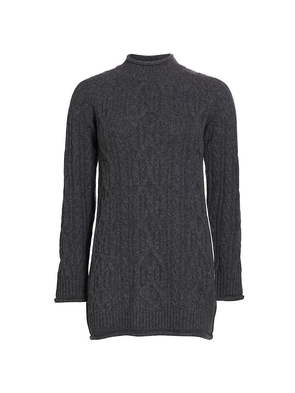 Womens Layo Cable-Knit Cashmere Sweaterdress Product Image