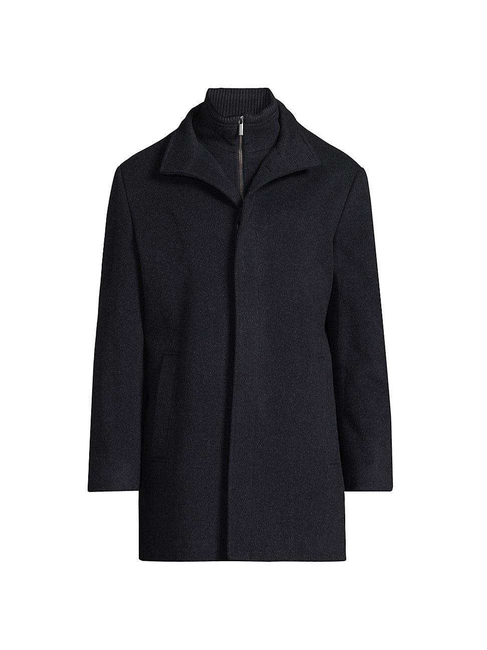 Mens Mont Royal Wool & Cashmere Car Coat Product Image