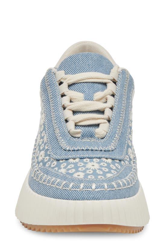 DOLCE VITA Dolen Platform Sneaker In Blue Floral Denim Product Image