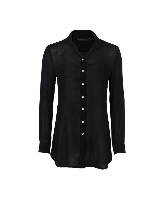 Mila Blouse Cover Up - Black Product Image