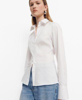 Women's Fitted Cotton Shirt Product Image