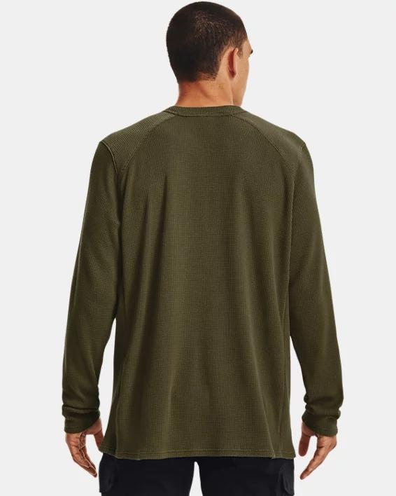 Mens Under Armour Waffle Knit Long Sleeve Shirt Product Image