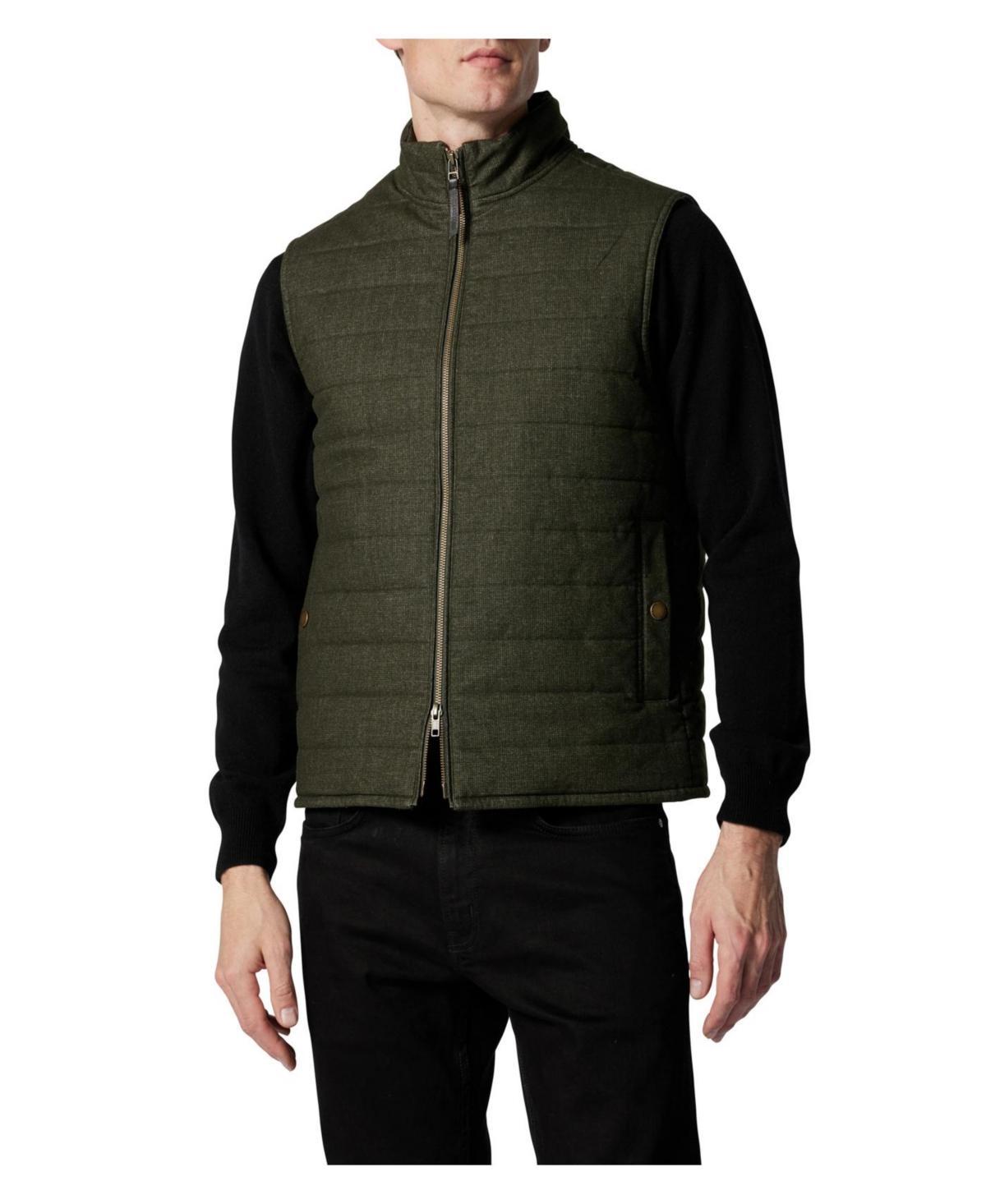 Rodd & Gunn Mens Dunedin Road Vest - Moss green Product Image