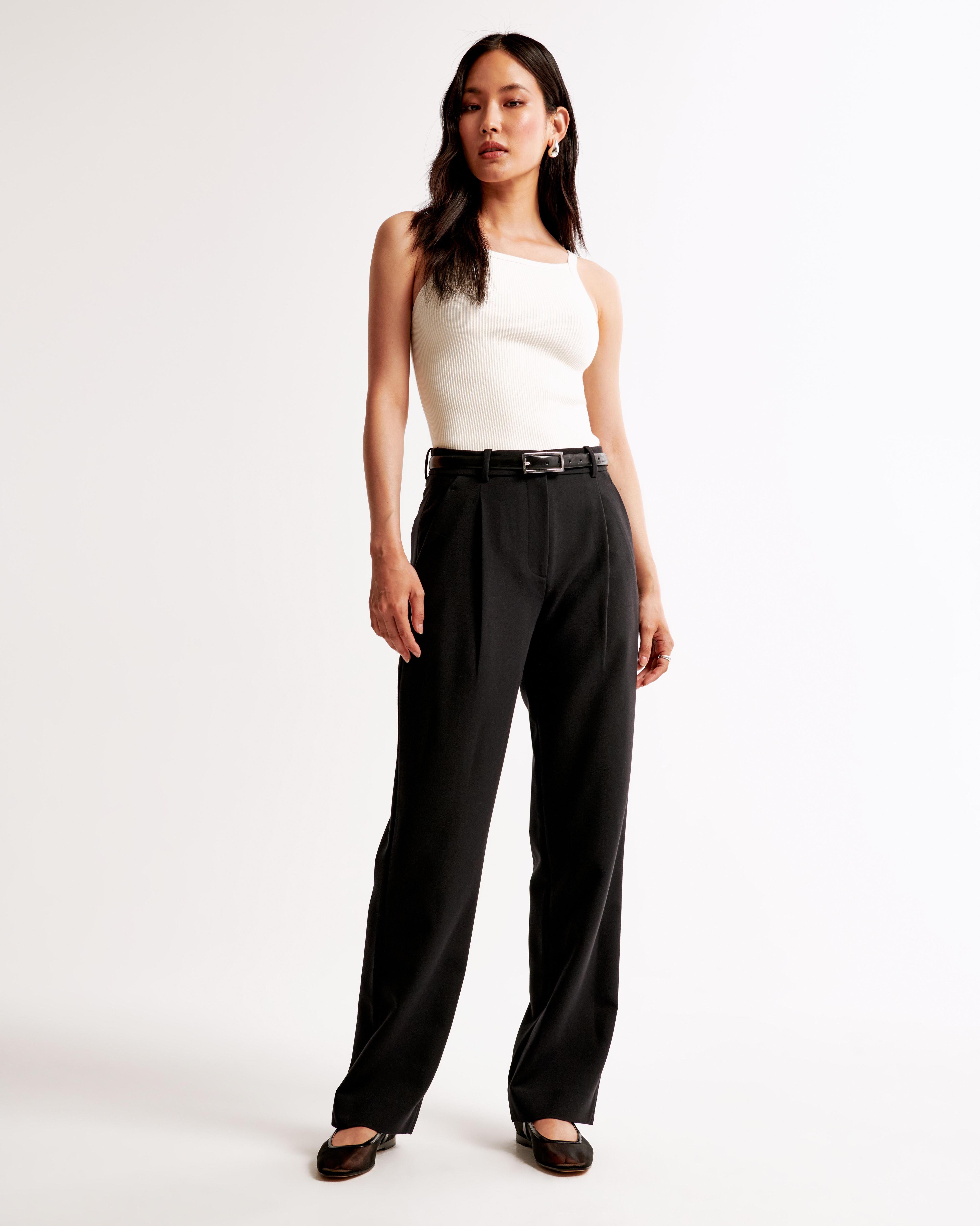 A&F Quinn Tailored Straight Pant Product Image