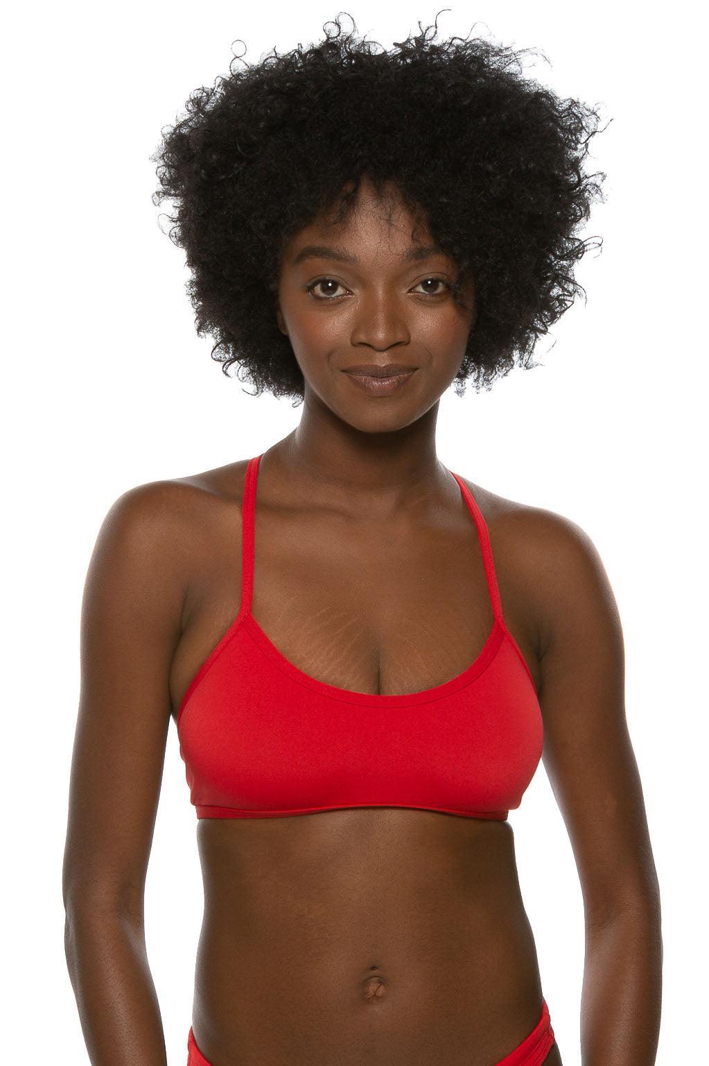 Grayson Bikini Top - Red Female Product Image