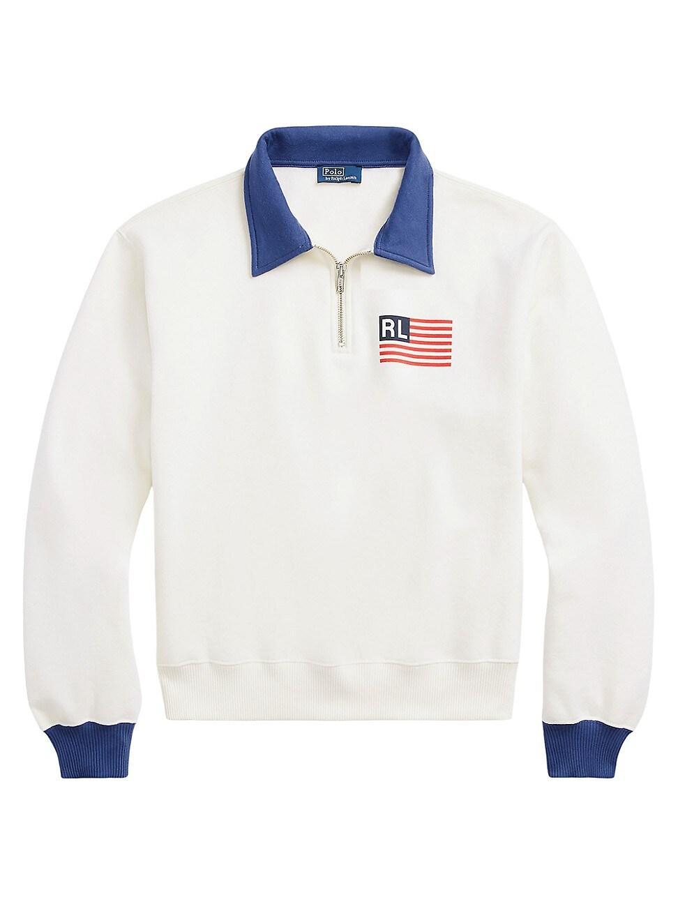 Womens Flag Fleece Quarter-Zip Sweatshirt Product Image