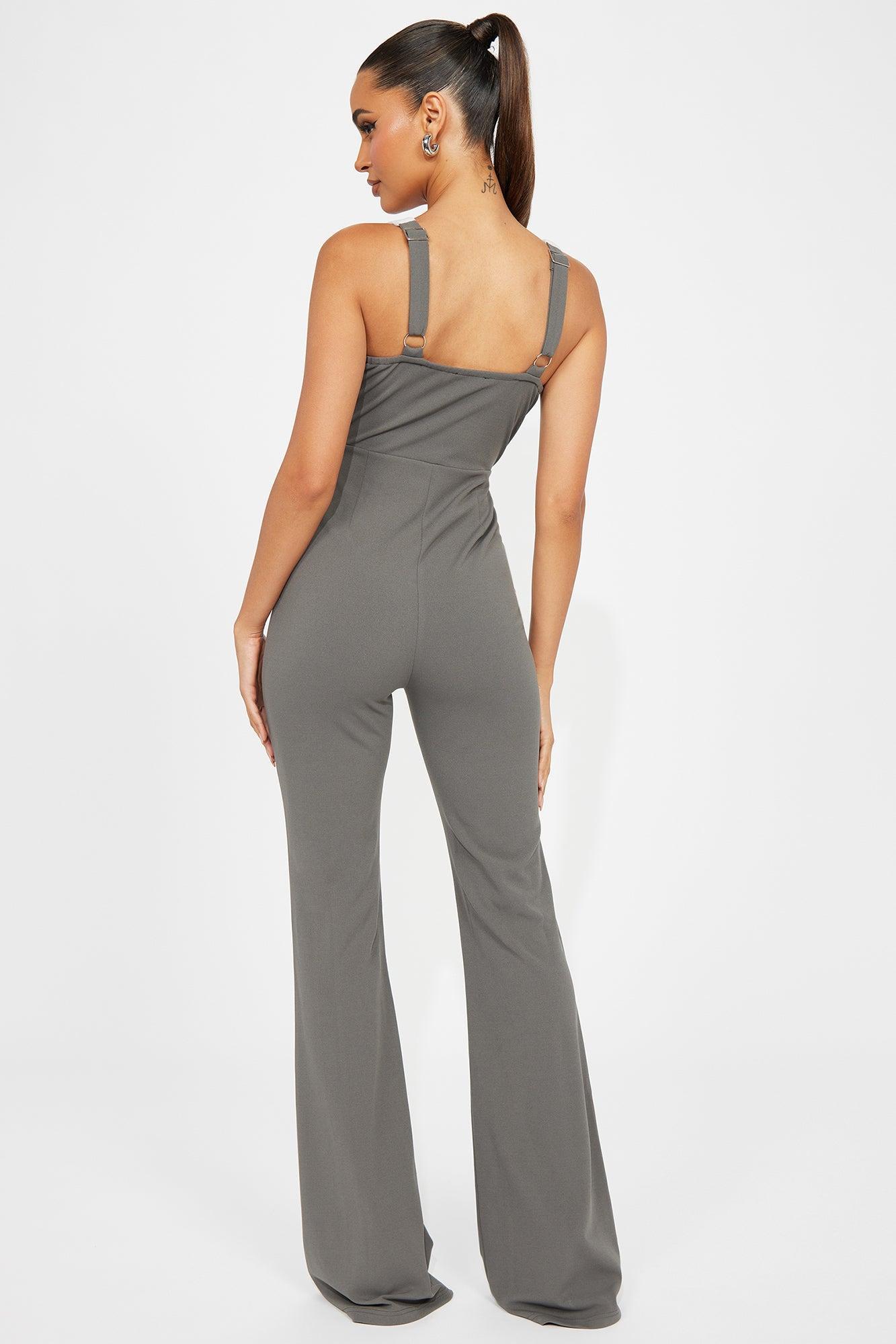 Dream Of Me Jumpsuit - Grey/combo Product Image