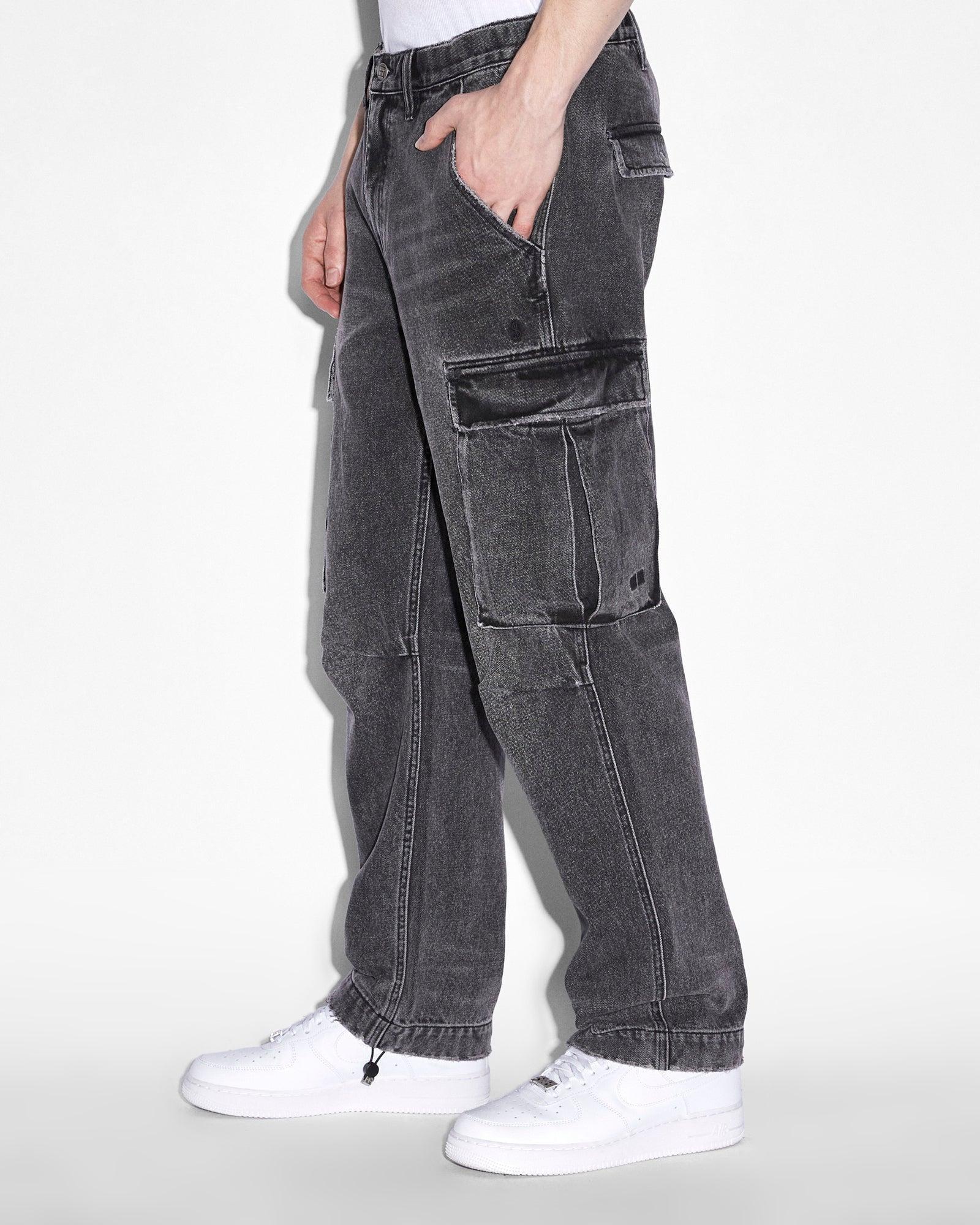 RIOT CARGO PANT ANGST BLACK Male Product Image