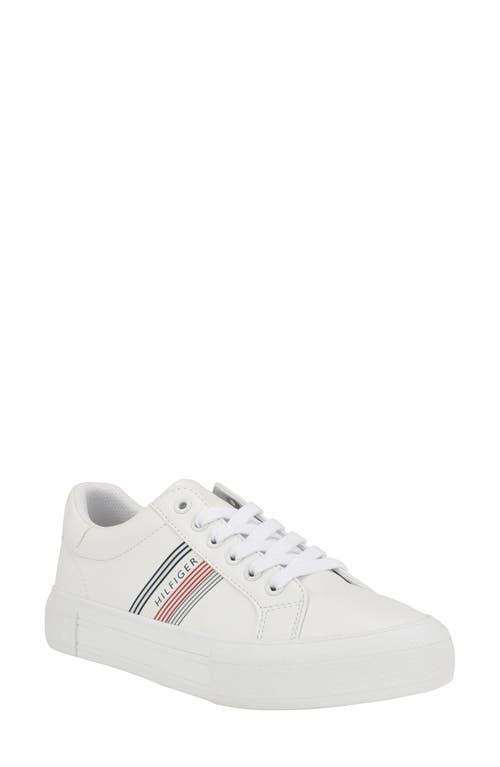 Tommy Hilfiger Womens Andrei Casual Lace Up Sneakers Product Image