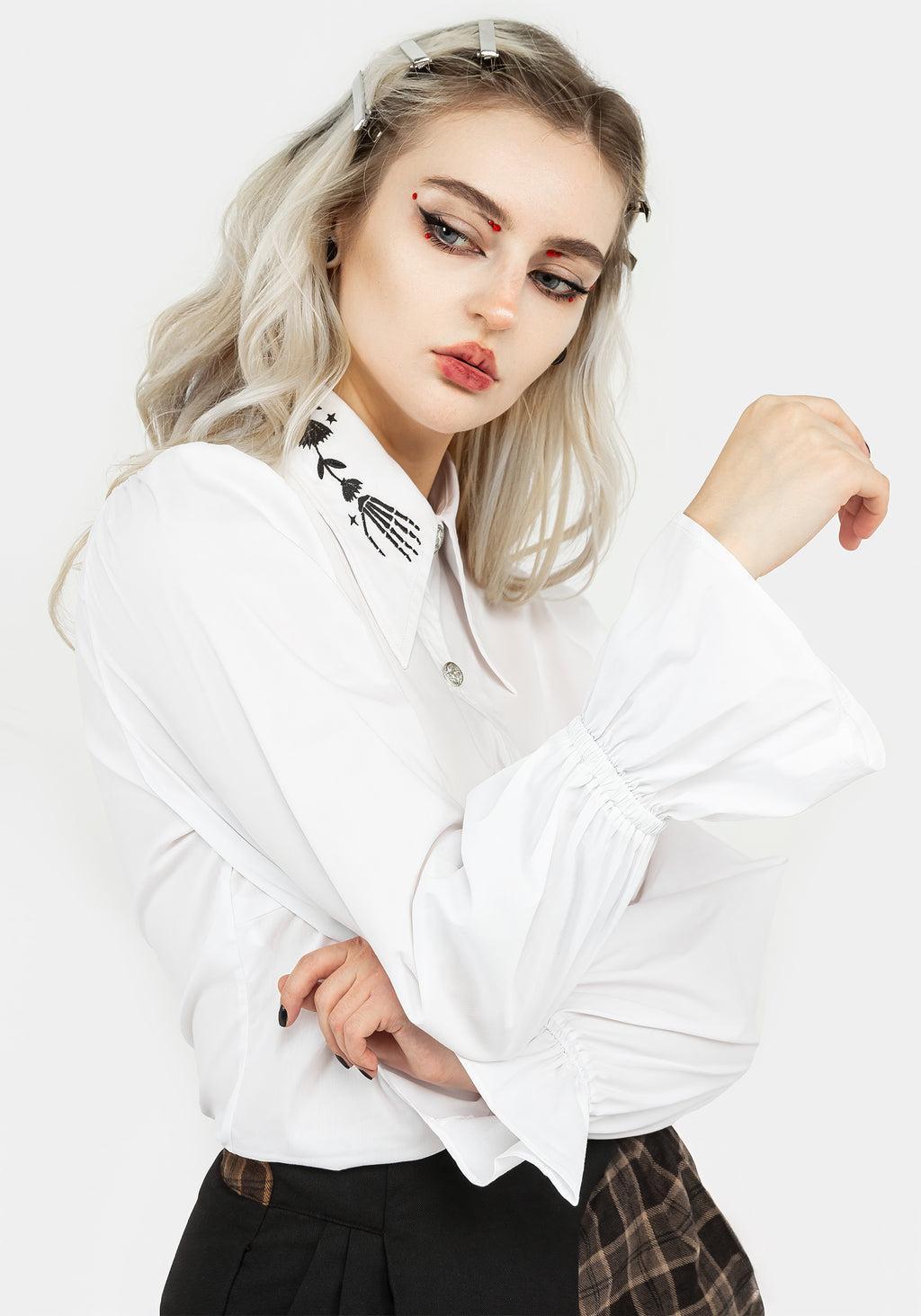 Tempora Embroidered Button Up Shirt Product Image