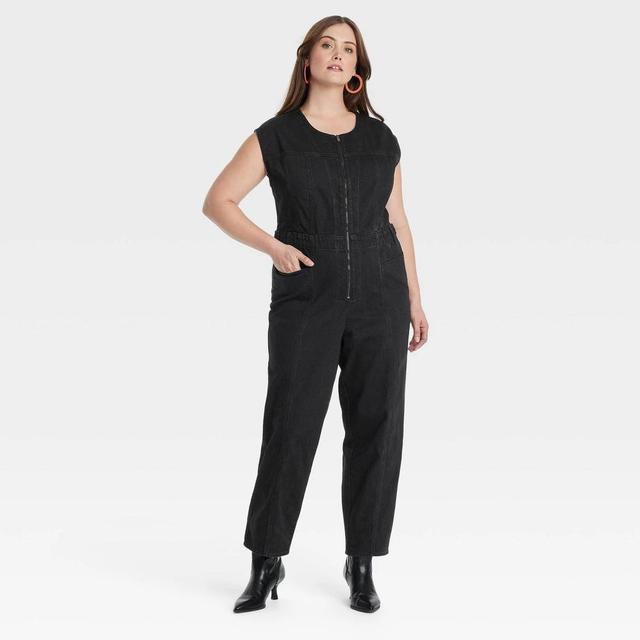 Womens Tailored Jumpsuit - Universal Thread Black 28 Product Image