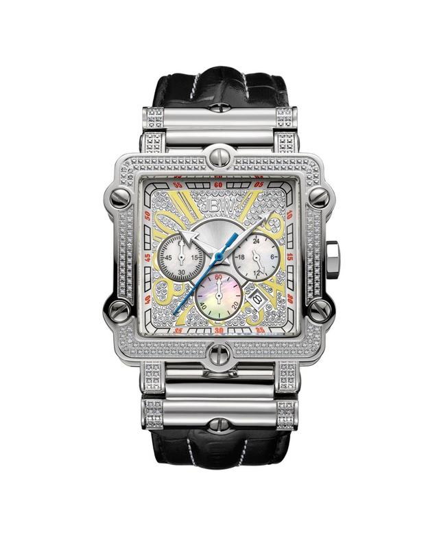 JBW Mens Phantom Diamond Watch, 46mm - 2.38 ctw in Silver at Nordstrom Rack Product Image