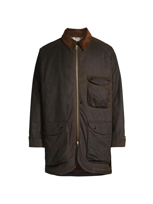 Mens Cotton Longline Jacket Product Image