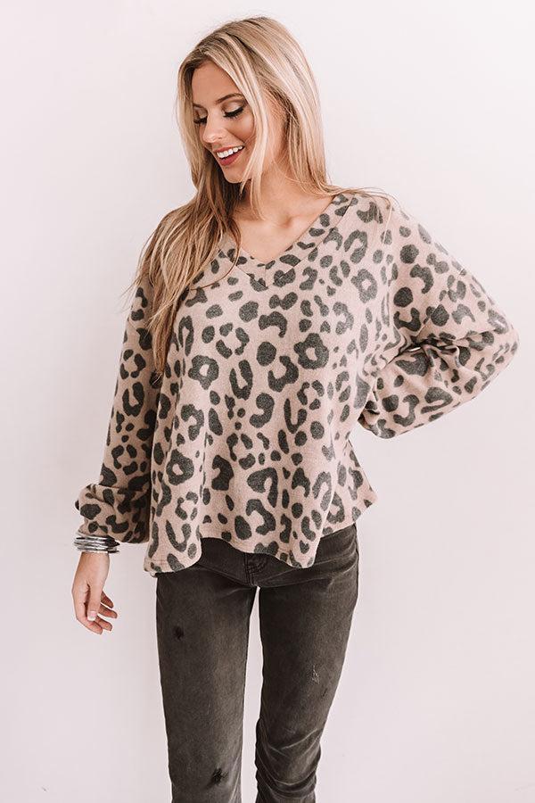 Plan For Perfection Leopard Shift Top Product Image