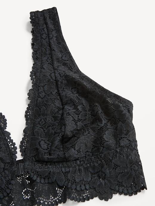 Lace Front-Close Bralette Product Image