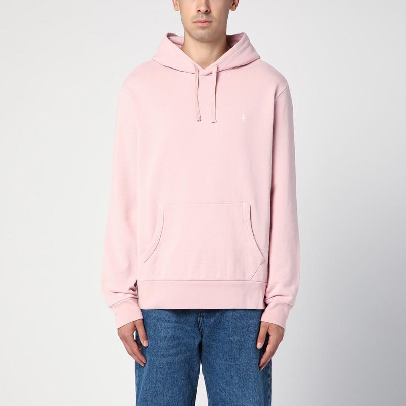 POLO RALPH LAUREN Rose Cotton Hoodie In Pink Product Image