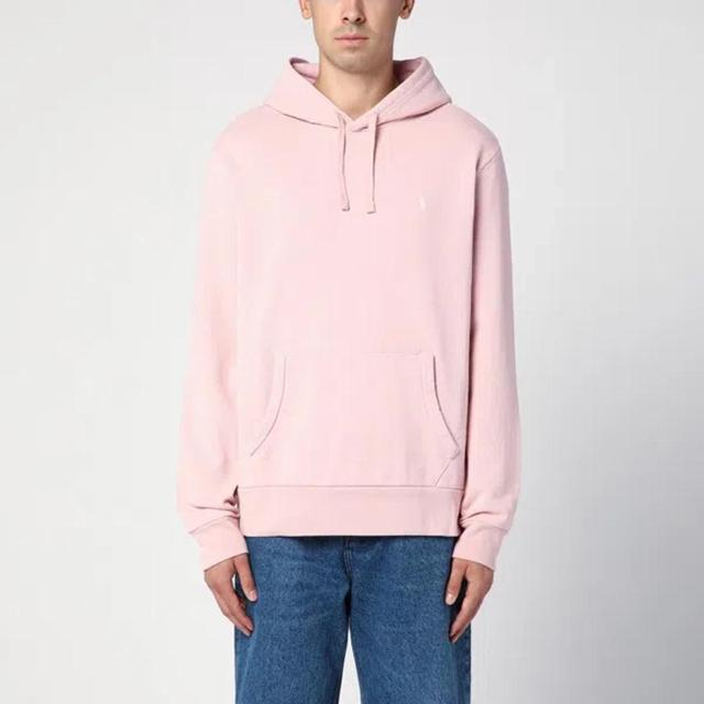 POLO RALPH LAUREN Rose Cotton Hoodie In Pink Product Image