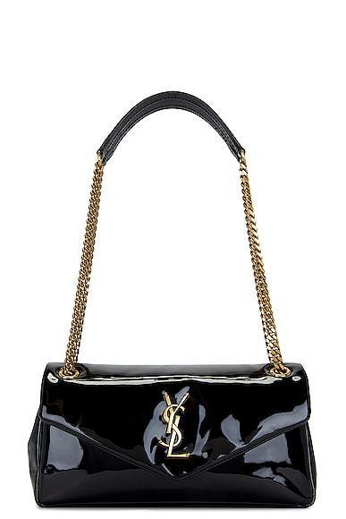 Saint Laurent Calypso Chain Bag in Black Product Image