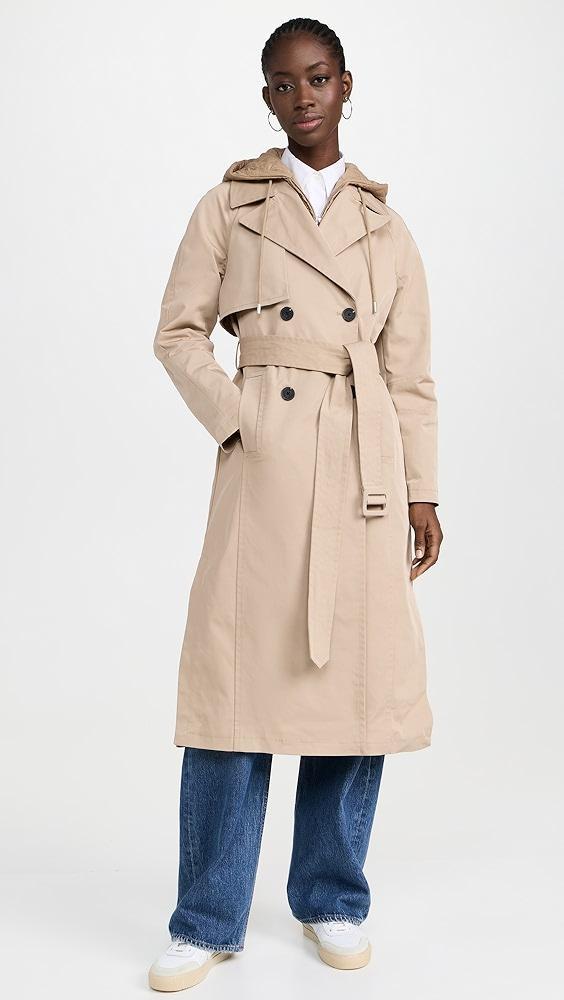 Avec Les Filles Belted Trench Coast | Shopbop Product Image