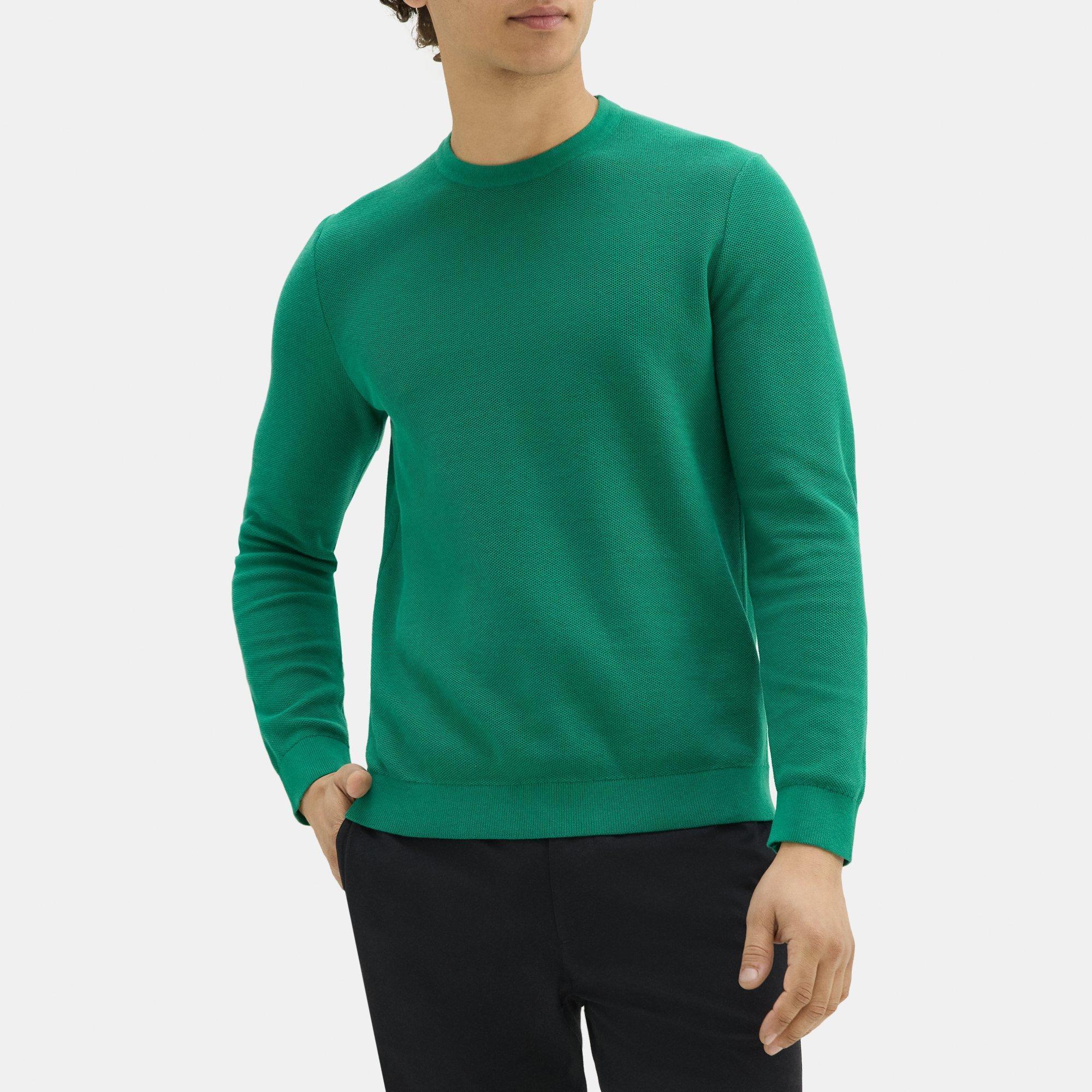 Organic Cotton Crewneck Sweater | Theory Outlet Product Image