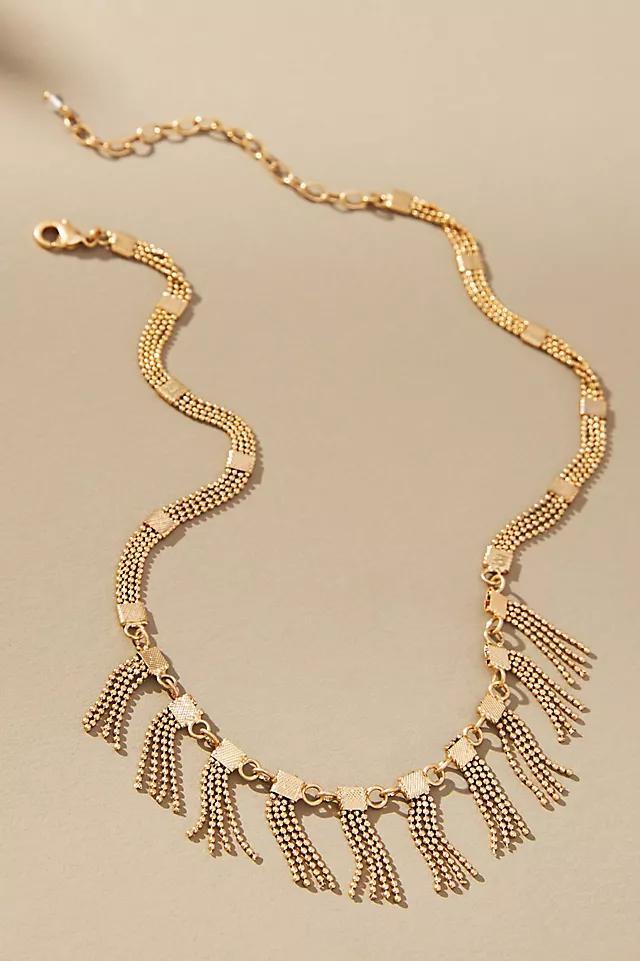 Fringed Ends Collar Necklace Product Image