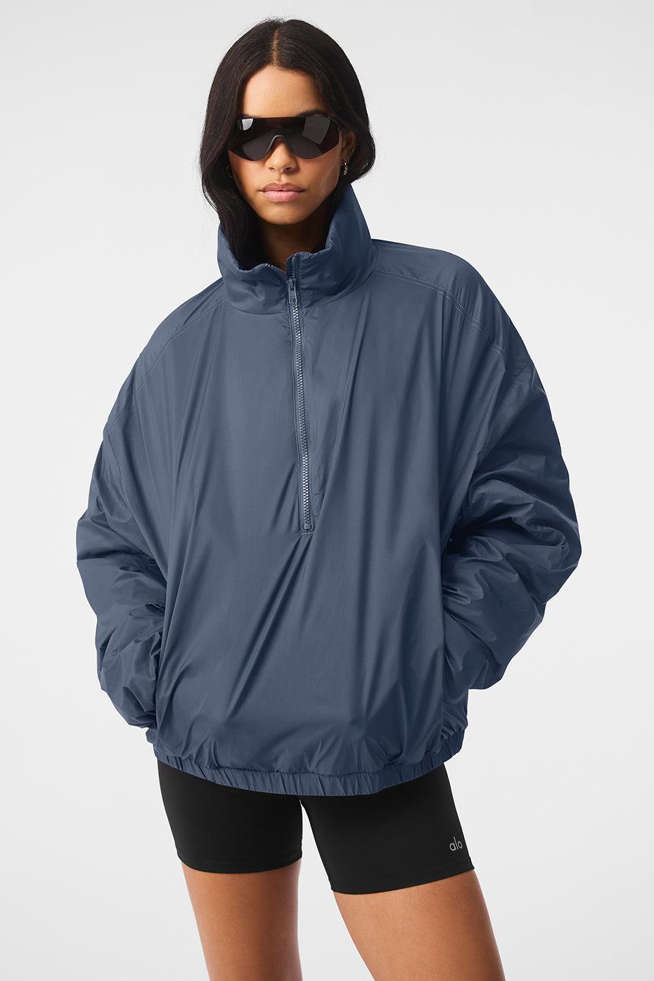 Latitude Light Weight 1/2 Zip Pullover Jacket - Bluestone Product Image