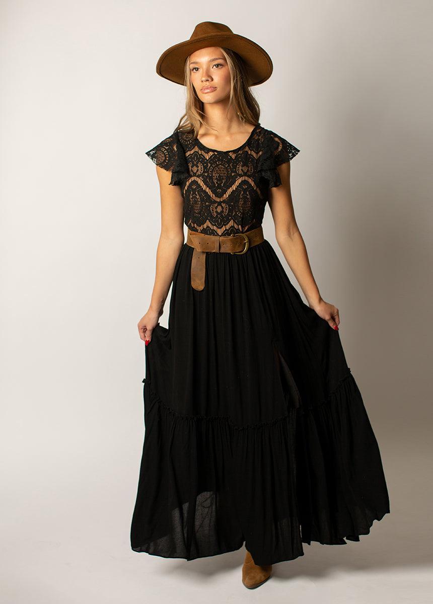 Macienne Dress in Black Product Image